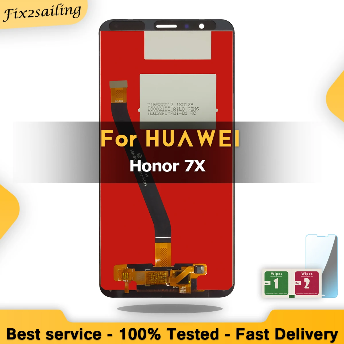 100% супер качество 5 93 &quotс ЖК дисплеем для Huawei Честь 7X BND L21 L22 L24 дисплей с сенсорным