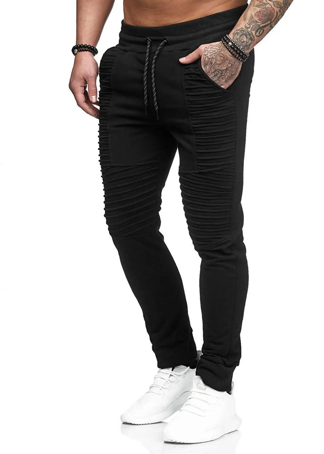 

Men's Sports Trousers, Male Hip-hop Striped Design Fitness Pants, Men's New Running Pants, Sports Jogging Pants, Trousers