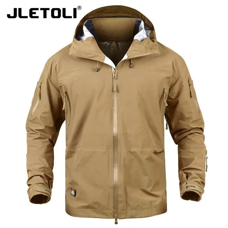 TH JLETOLI, водонепроницаемая куртка, ветровка, зимняя, для улицы, походная куртка, для мужчин и женщин, пальто, ветрозащитная, жесткая оболочка, куртка, тактическая одежда - Цвет: TH