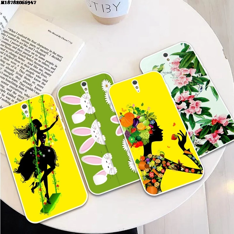 Чехол из мягкого силикона Rabbit 3 для Sony Xperia C3 C5 L1 L2 Z3 Z5 XA XA1 XA2 XZ Premium Ultra Compact Plus on.