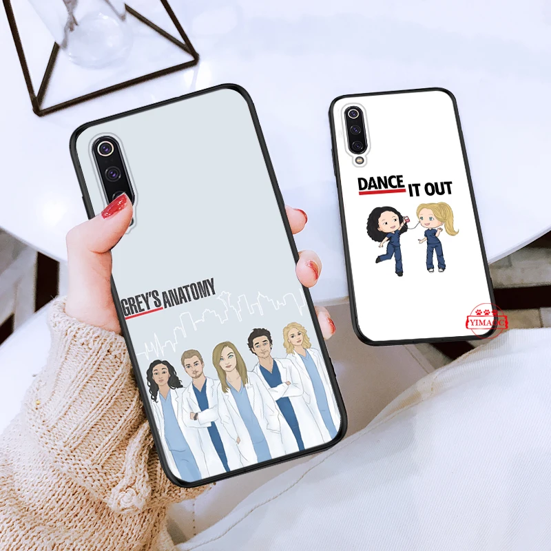 Grey Anatomy Soft High Quality Silicone Case for Xiaomi 6 8 9 SE A1 A2 A3 Lite F1 Mix 2S MAX 3 9T Pro CC9E CC9 |