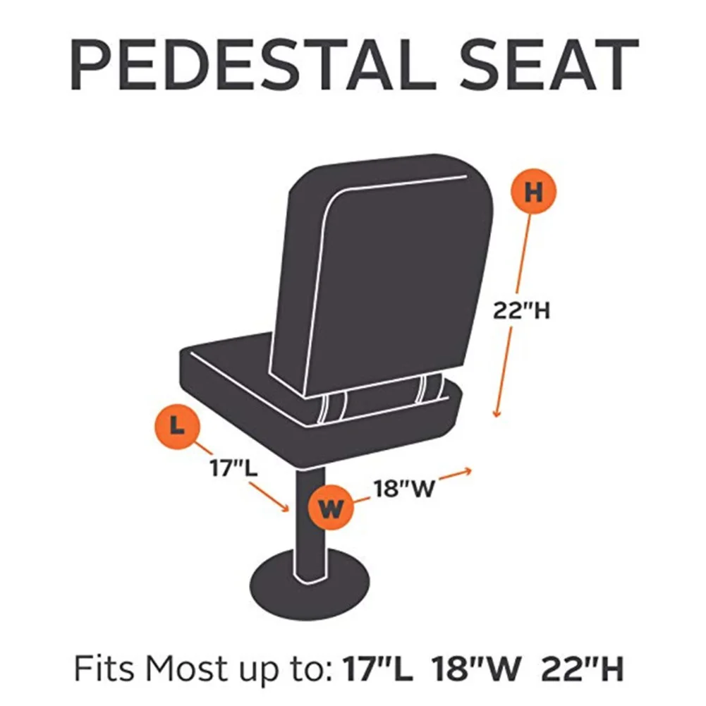 Protection Boat Seat Cover Ship Foldable UV Resistant Furniture Captain Chair Dust Elastic Closure Outdoor Helmsman Waterproof | Автомобили