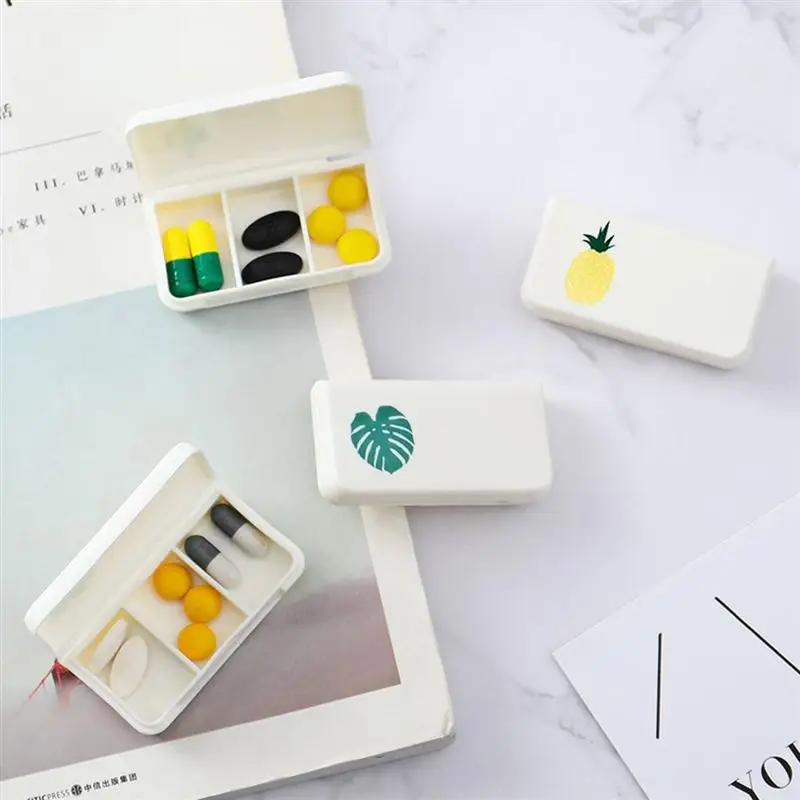 ROSENICEPortable таблетки чехол Мини ящик для хранения таблеток дома и путешествий на