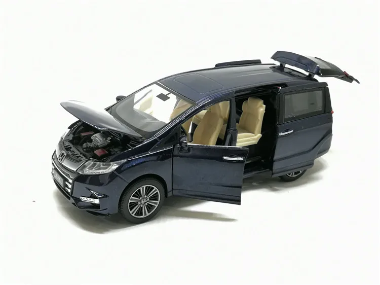 Новинка 1:32 Honda Odyssey литая под давлением металлическая модель автомобиля с музыкальным мигающим оттягиванием 6 открывающихся дверей детские игрушки подарки