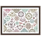 Набор для вышивки крестиком за двор, мультяшная Аида, ткань 18 карат 14 карат 11 карат, холст без принта, хлопковая нить, Набор для вышивки сделай сам