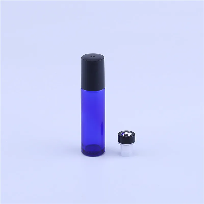 

3000pcs 10ml Thick Glass Essential Oil Roll on Bottle Vials deodorant bottle with Metal Roller Ball for Perfume Aromatherapy