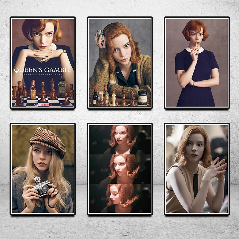 

The Queen's Gambit TV Series Retro Posters Good Quality Printed Wall Posters Room Decorative Painting Home Art