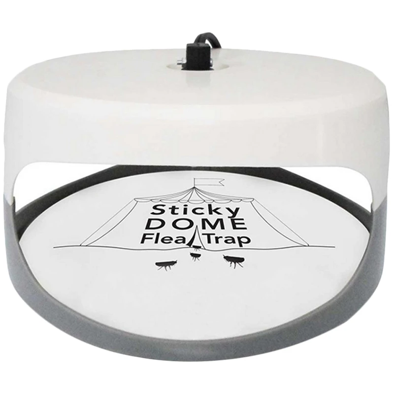 Ловушка для блох с 2 клеевыми дисками водонепроницаемая Нетоксичная ловушка