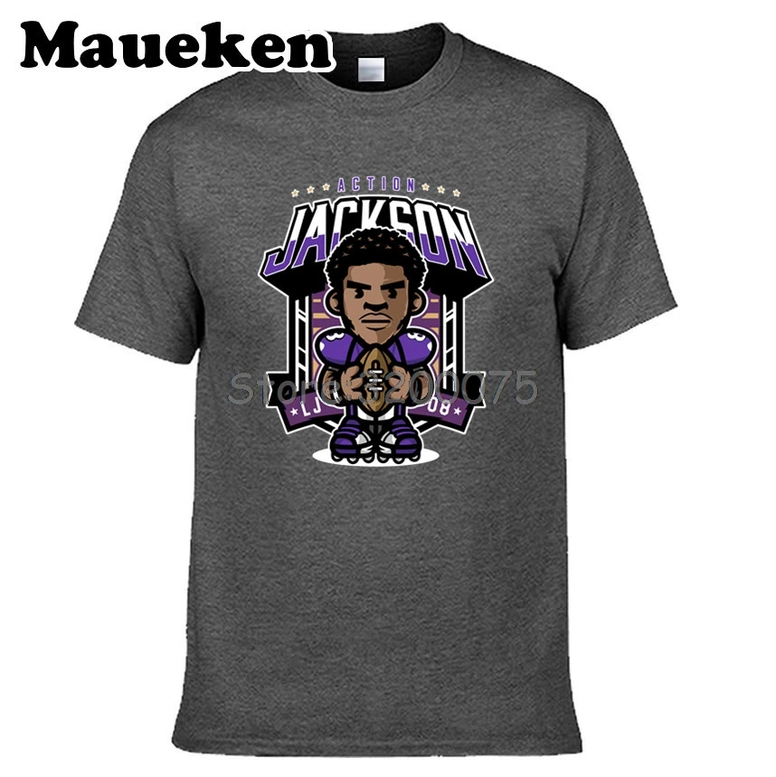 Мужская экшн футболка Lamar Jackson 8 Baltimore с коротким рукавом мужская мода W0123013|t shirt
