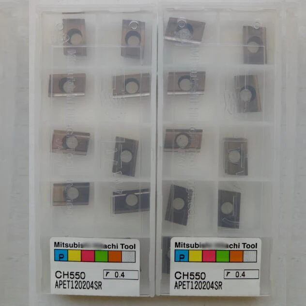 

Original HITCH CH550 APET120204SR APET120204 Carbide Inserts Milling Insert 10PCS/lot APMT 120204 SR CH550 Lathe Tools Cutter