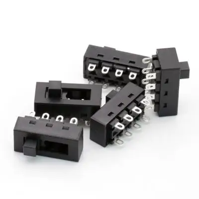 5 шт. 12A 250 В 3 положения 8 Pin тумблер слайд DIP переключатель LQ 103H фен горячий холодный