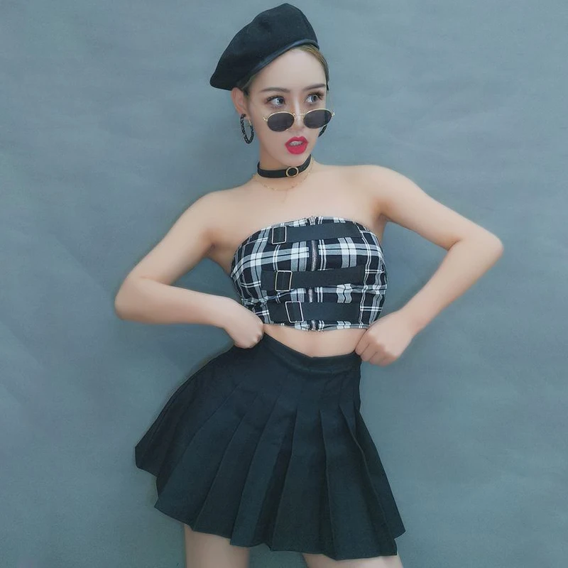 Женский костюм для джазового танца DS одежда выступлений на сцене Gogo Dancer Street/Pole Dance