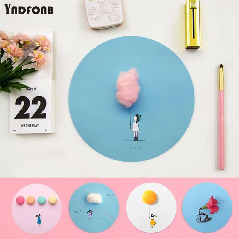 YNDFCNB Hot Sales Beautiful Illustration Unique Desktop Pad Game Lockedge Mousepad gaming Rug For PC Laptop Notebook | Компьютеры и
