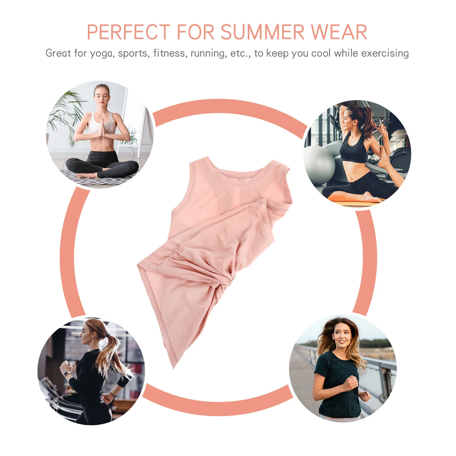1Pc Breathable Woman Fitness Vest Sports Undershirt Quick-dry Running Yoga Suit | Спорт и развлечения