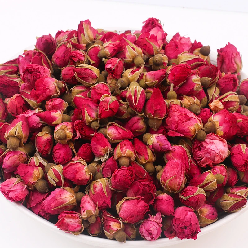 

500g Fragrant Natural Dried Red Rose Buds Organic Dried Flowers Buds Women Gift Wedding Decoration