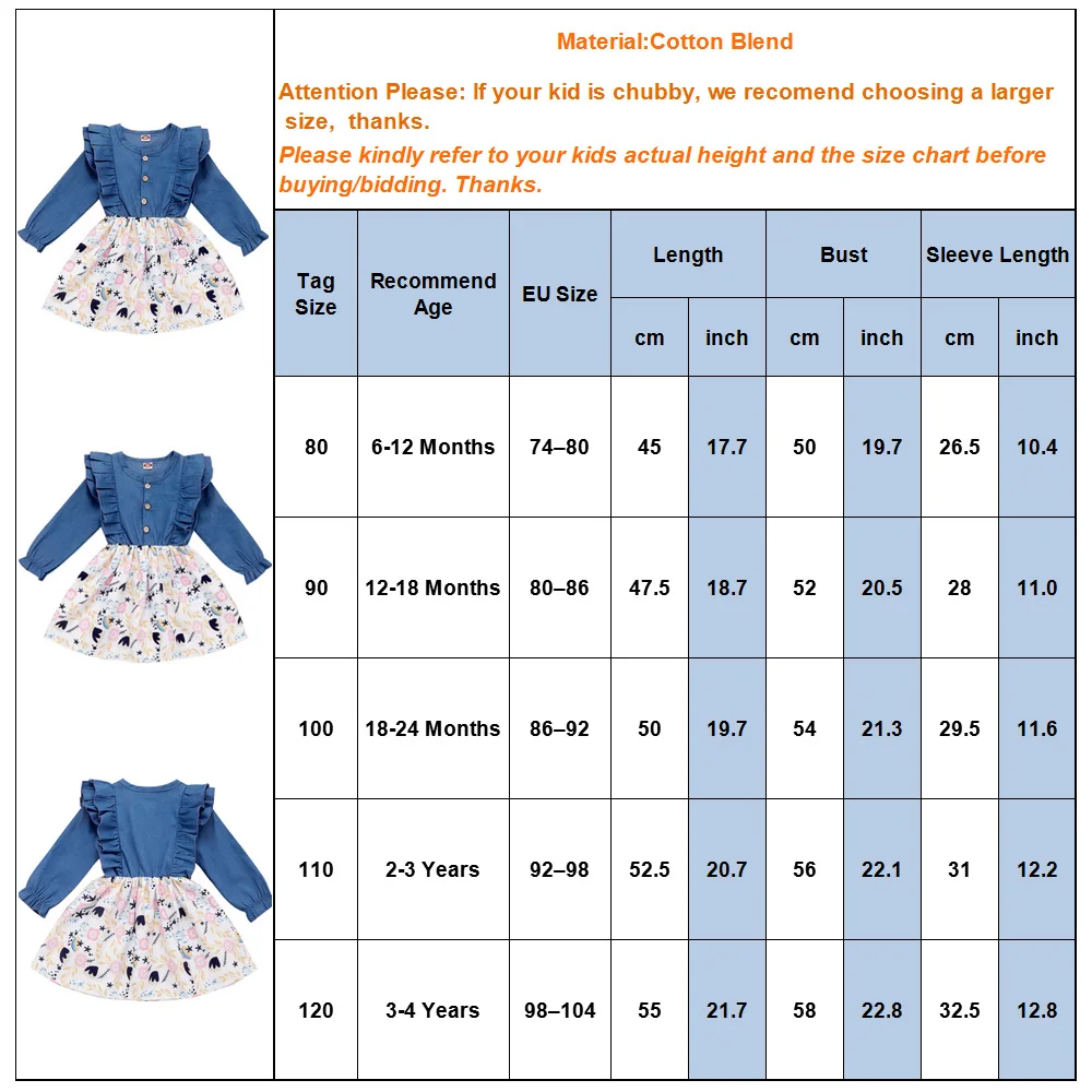 Новые Детские платья для девочек плиссированные рукава цветочный принт
