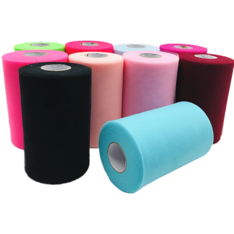 

100 Yards 15 Cm Tulle Roll Organza Fabric Wedding Decor White Tutu Baby Shower Tulle Decoration Roll Party and Events Engagemen