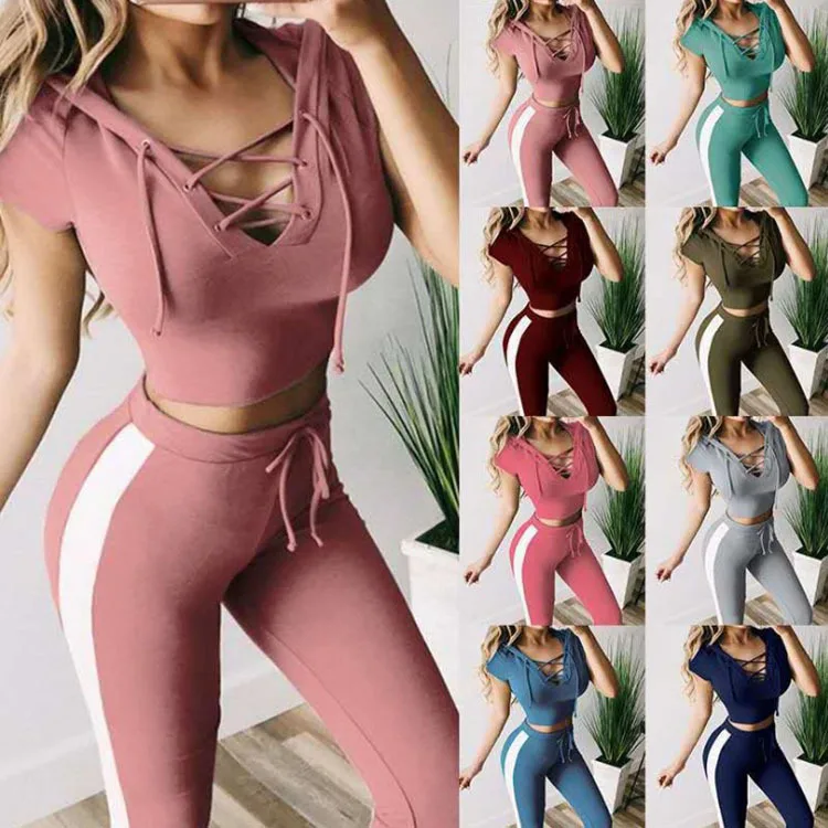 

2021 Women's Yoga Set Seamless Sportswear 2-Piece Gym Yoga Clothes Sports Bra + Leggings Running Wear Skinny Sports Set Suits