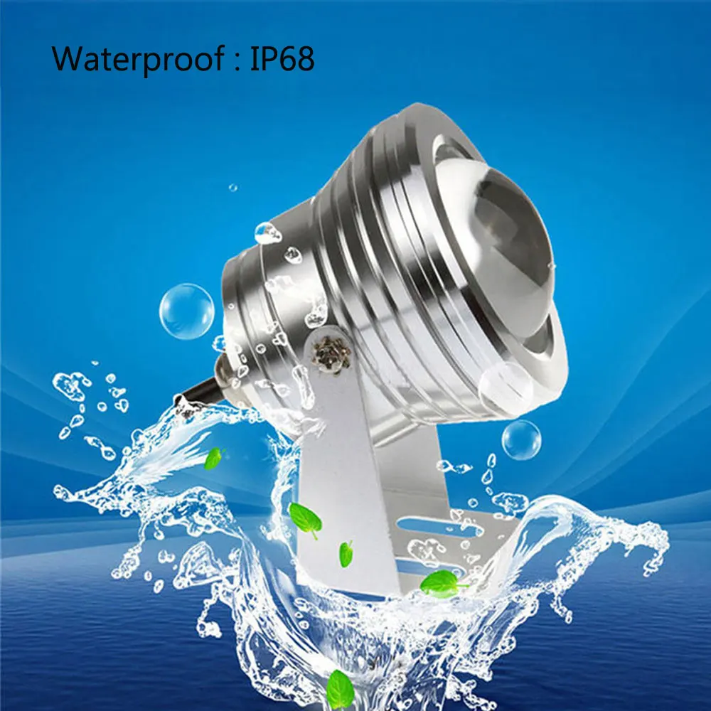 10 Вт Водонепроницаемый RGB светодиодный подводный светильник погружной Садовый