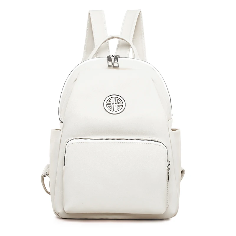 Водонепроницаемый рюкзак для ноутбука женский модный женщин и мужчин однотонные