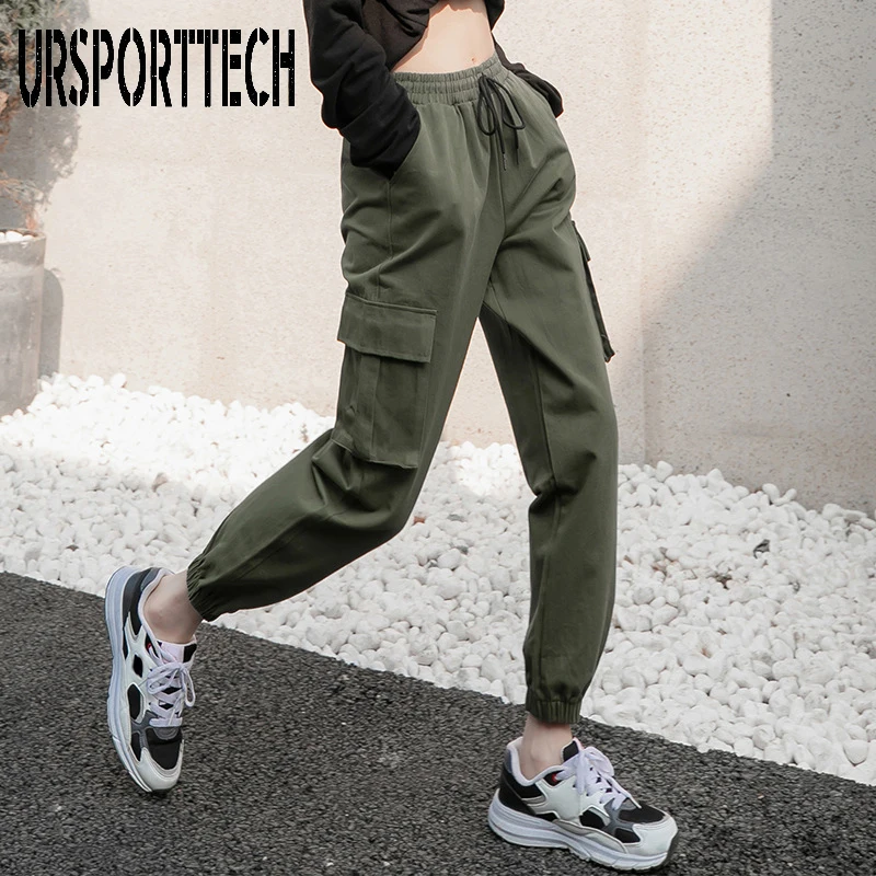 Женские брюки 2020 летние хлопковые повседневные спортивные джоггеры женские