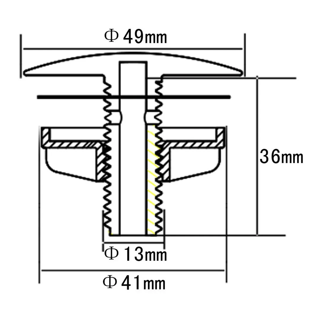 

2pc 49-50mm Diameter Made Of New Quality Material Kitchen Sink Tap Hole Blanking Plug Stopper Basin Cover Accessories