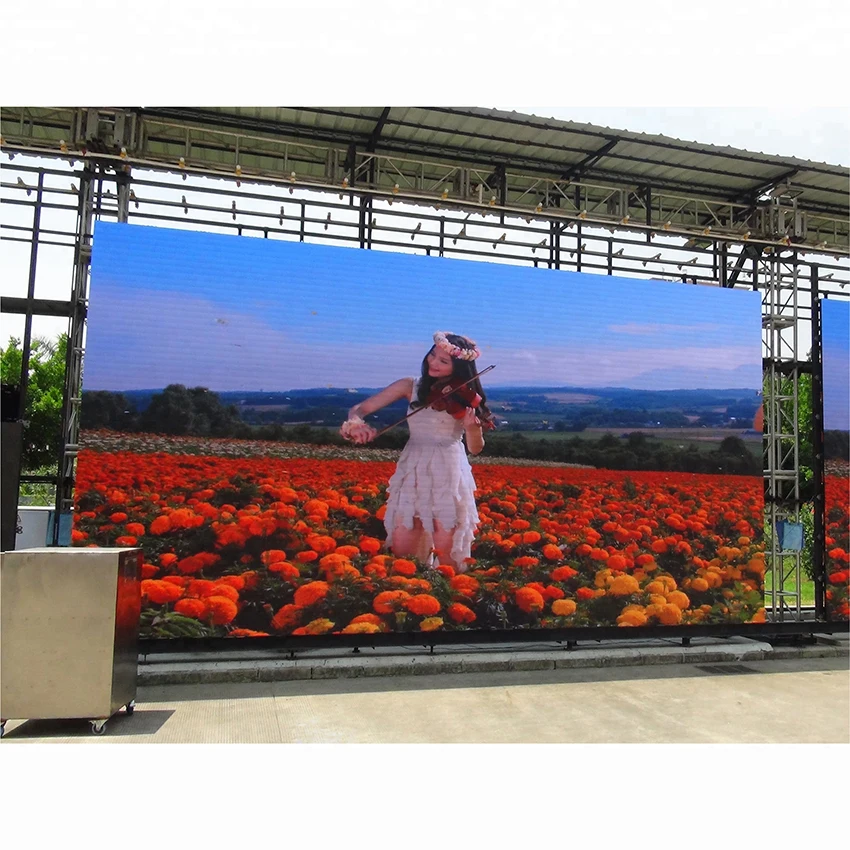 P4 Outdoor waterproof full color 512mm*512mm die casting aluminium cabinet led video wall SMD rental stage LED display panel |