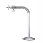 L-образный серебристый алюминиевый держатель для камеры видеонаблюдения кронштейн для монтажа камеры