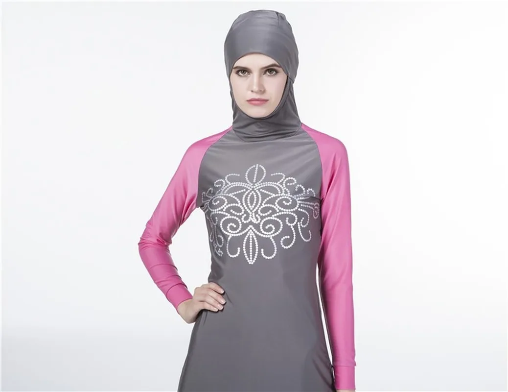 

Muslim Swimsuit Islamic Plus Size Lady Conservative Bathingsuit Full Cover Beach Skirts Muslim Swimwear Hijab Swimsuits Burkinis