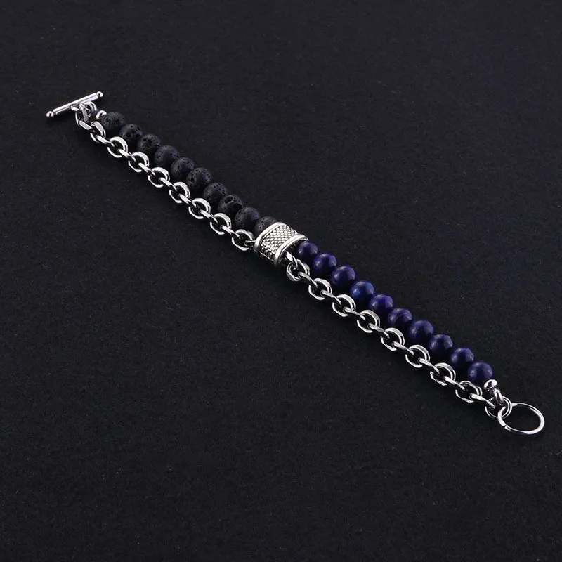 Мужской браслет из бисера с натуральным камнем в виде карты для женщин браслеты