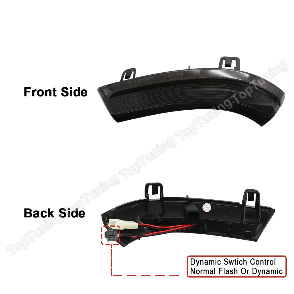 2 шт. динамическая зеркальная лампа поворота для VW Golf 5 6 GTI Jetta MK5 Passat B6 Sharan EOS Rabbit