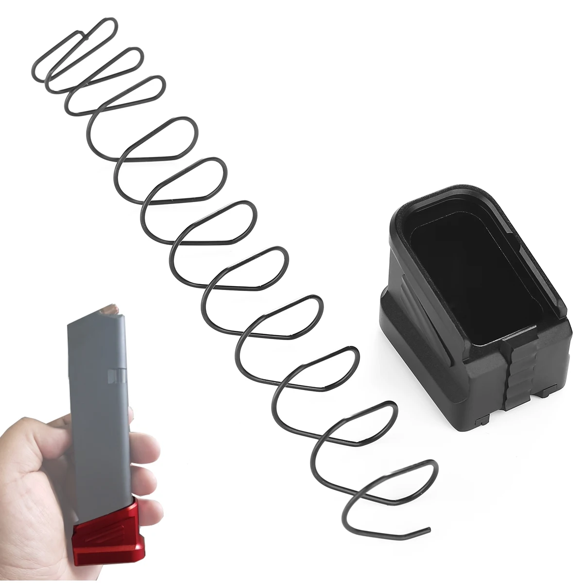 MAGORUI Glock Magazine Base Pad Mag Комплект расширения для 17 17C 17L 22 22C 24 24C 31 31C 34 35 CNC