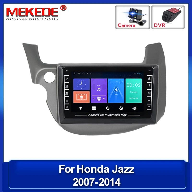 

Автомобильный мультимедийный плеер на Android, стереопроигрыватель для Honda Fit Jazz 2007-2014 с GPS-навигацией, IPS-экран 1280*720, Wi-Fi, BT Carplay