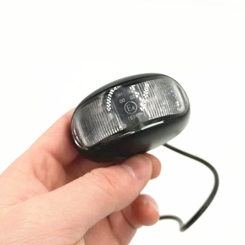 2pcs ADR red amber Lorry Truck Trailer LED Side Marker lamp Clearance light 10-30V 12v 24v external lights E4 sm1 rm1 | Автомобили и