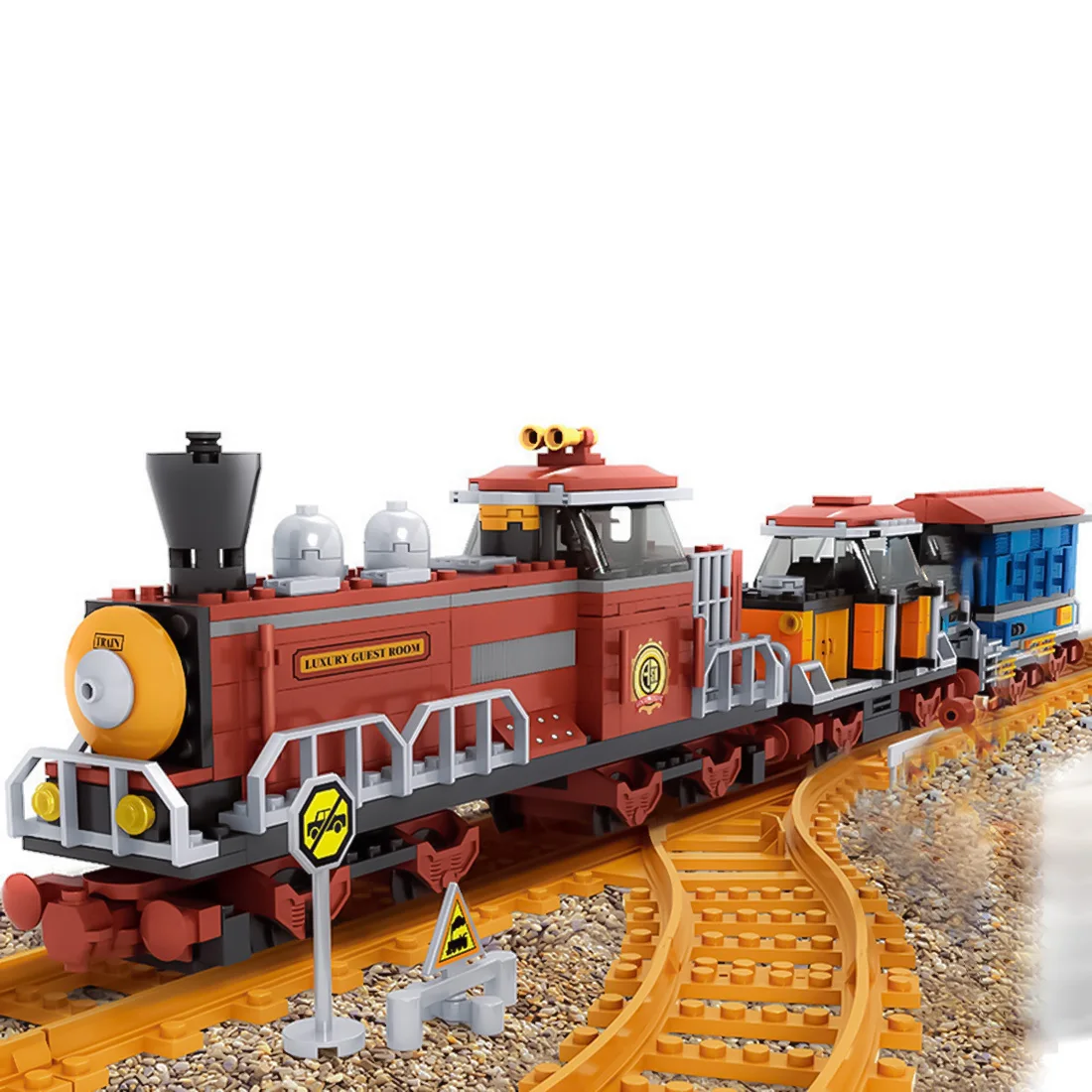 

662 шт., Детский конструктор «сделай сам», MOC Old железнодорожные кирпичи