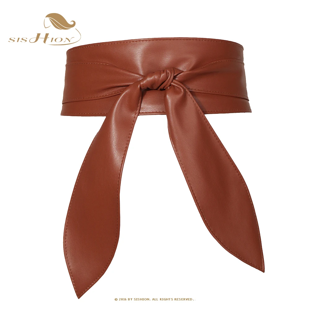 

SISHION 2022 Новый однотонный черный, красный, белый широкий пояс, женский пояс, лидер продаж, пояс для пальто VD2630