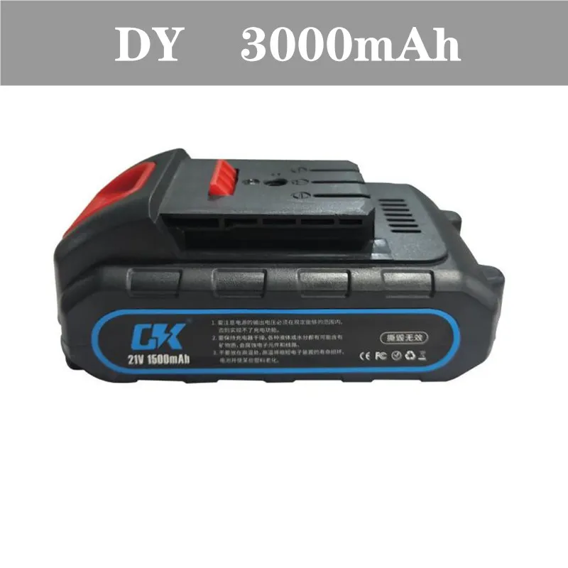 

Rechargeable Lithium Battery Pack 18V Electric Wrench 21V Angle Grinder Battery Pack Large Capacity 18650 Battery