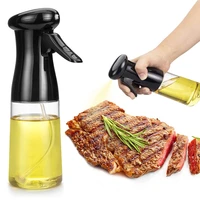 plastic kitchen oil sprayer for cooking olive oil vinegar dispenser bottle 210ml empty sprayer bottles for salad bbq baking