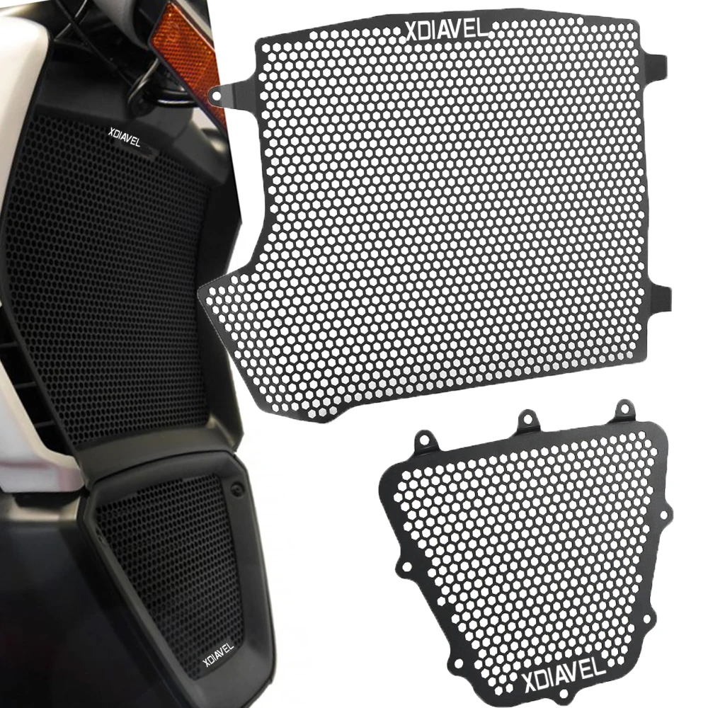 

For Ducati X Diavel XDiavel S 2016-2020 2017 2018 2019 Motorcycle Radiator Guard Grille Protector Cover Oil Cooler Guard Cover