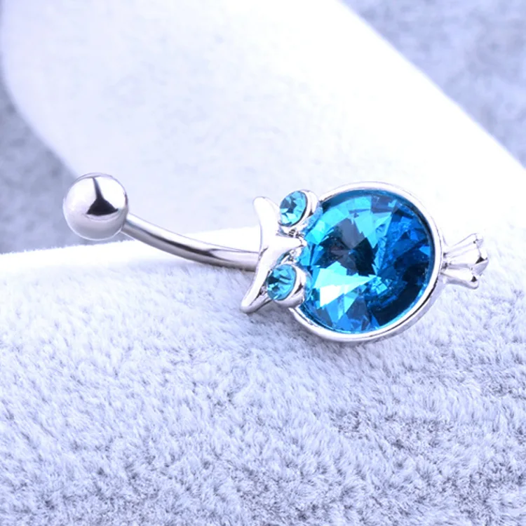 Бриллиантовая Сова циркониевое кольцо для пупка пупок популярная фотография| |