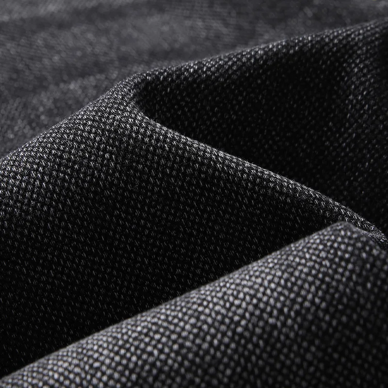 

QUANBO Winter Fleete Black Men's Harem Jeans 2020 New Warm Thick Men Baggy Jeans Brand Clothing