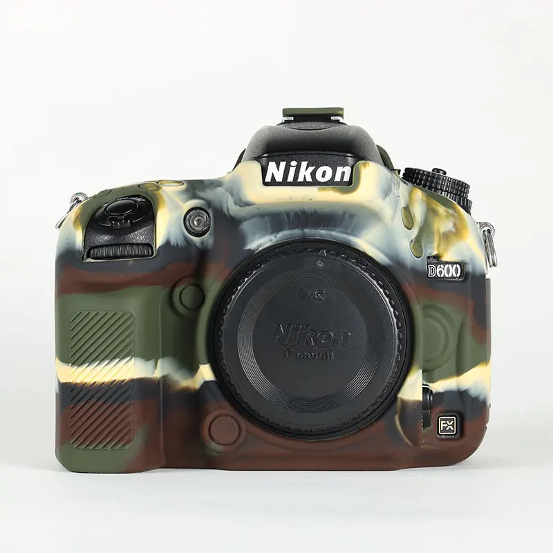 Soft Silicone Armor Skin Case Body Cover Protector for Nikon D600 D610 DSLR Camera |