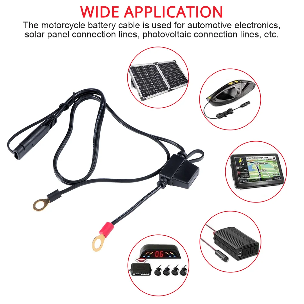 Кабель зарядного устройства 12 В разъем для выходной батареи мотоцикла клемма