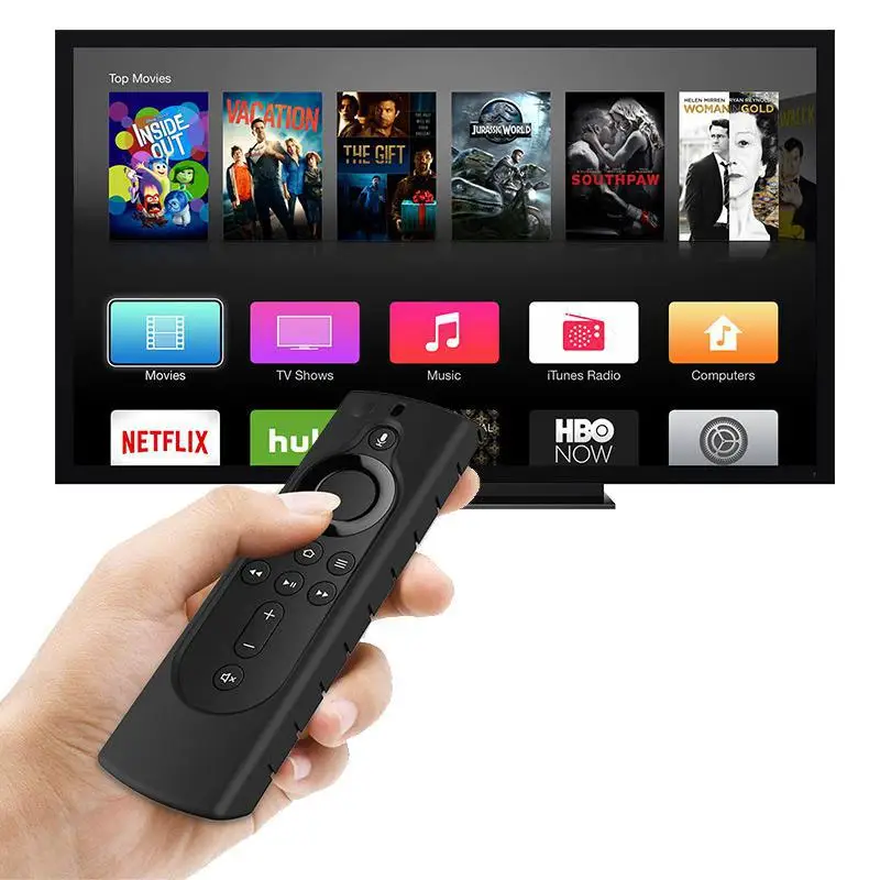 Soft Silicone Case for Amazon Fire TV Stick 4K Remote Control Non-slip Dustproof Protective Cover | Электроника