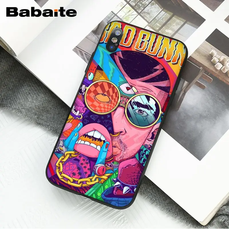 Чехол для телефона Bad Bunny iPhone XR 11 12 Pro MaxXS MAX 8 7 6 6S Plus X 5 5S SE 12mini | Мобильные телефоны и