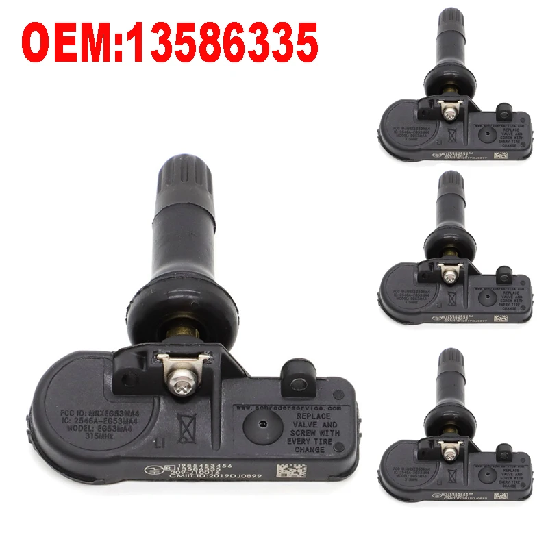 

13586335 Tire Pressure Sensor TPMS for Cadillac GMC Buick Chevy Silverado Tahoe Impala Suburban Tire Pressure Monitor Sensor