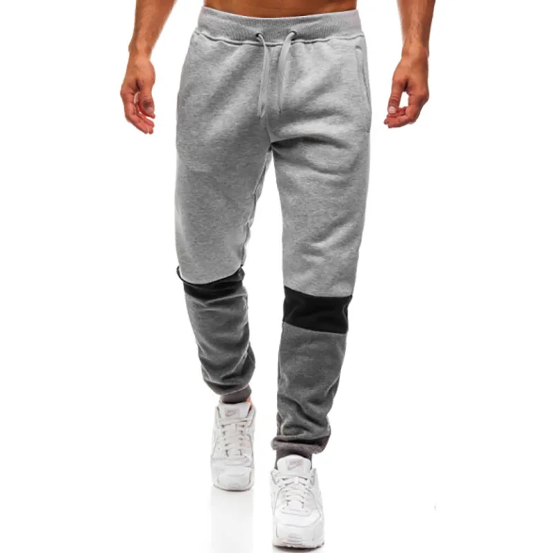 2018 импортные товары Горячие мужские спортивные брюки сшивание модный дизайн