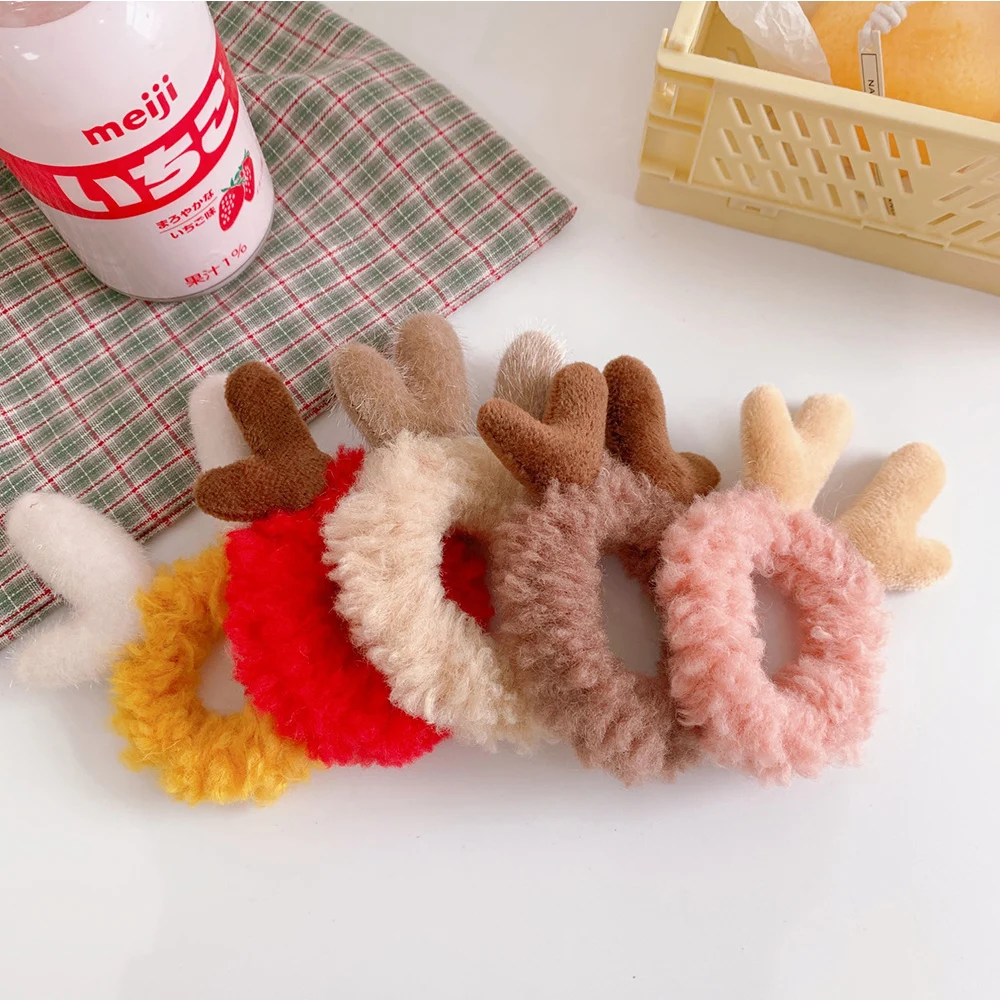 Модные новые плюшевые пальто из овечьей шерсти для детей Оленьи рога волос