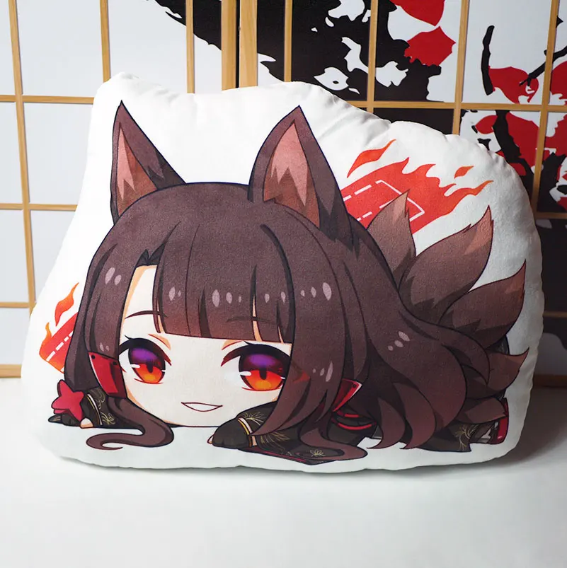 Аниме Azur Lane Подушка игрушка Laffey акаджи каэде Кага Рисунок плюшевые куклы