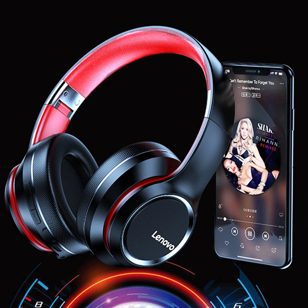 

Lenovo HD200 Wireless Headphones Bluetooth5.0 Gaming Headset Subwoofer Sports Running Headset Unisex Noise Reduction Video Call